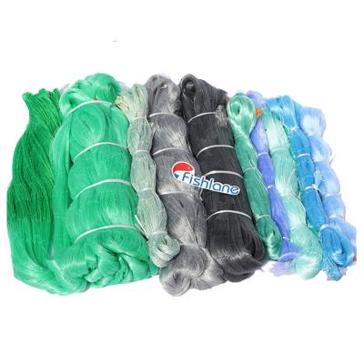 China High Quality Yellow Mono Filament Net Nylon Fishing Net Mono Color Filament Tramail for sale