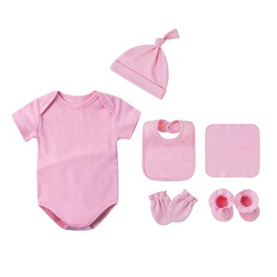 China 100% Cotton Baby Clothes Set 100% Cotton Baby Overalls Rompers Newborn Baby Gift Set for sale