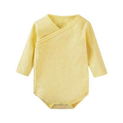 China Breathble OEM Comfortable Service Cotton Long Sleeve 100% Baby Romper ropa de bebe for sale