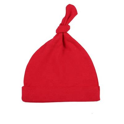 China Character Factory Supply Plain Cotton Newborn Baby Hats for sale