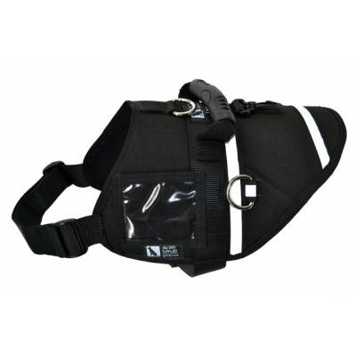 China Nylon Dog Apparel Service Dog Harness K9 Dog Harness With Reflective Markings for sale