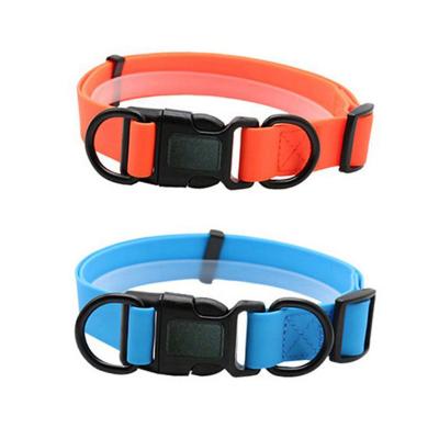 China Custom Luxury Breathable Adjustable Detachable Tactical Dog Collar High Visibility Handsome for sale