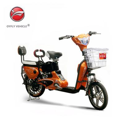 China Electric Bike Electric Bike Moped Motorcycle 48V 12Ah 350W Steel Single Models for sale