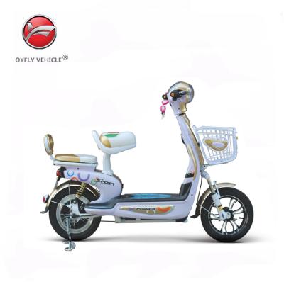 China 48V 12Ah 350W steel single model mini lady electric bicycle kids electric bike electric moped vehicle for sale