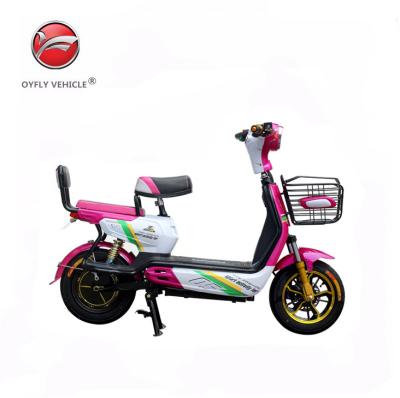 China 48V 20Ah 350W Steel Simple Model Powerful Mini Lady Electric Bicycle City Kids Moped Electric Bike Electric Vehicle for sale