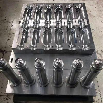 China Bottle Blow Molding Machine Semi Automatic Stretch Bottle Blow Mold Power Training Parts for sale