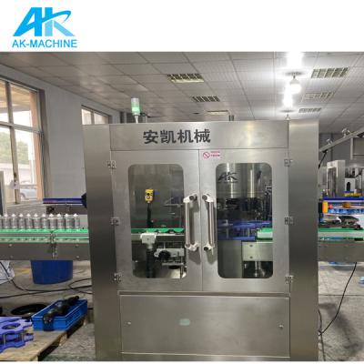 China AK-HMR18 Beverage Hot Melt Labeling Machinery /Big Capacity Adhesive Labeling Machine for sale