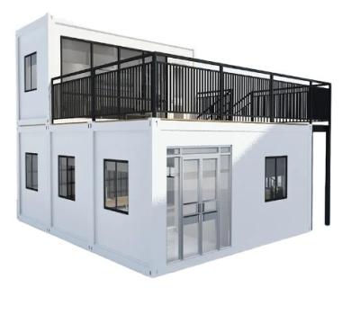 China Moderne stijl Luxe vouwbare prefab huizen Stalen frame met hoge beveiliging Te koop