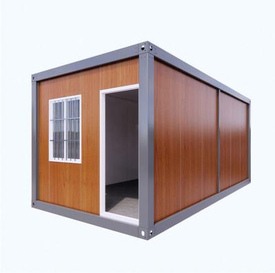 China Wooden 20ft Mini Storage Shipping Container Homes With Heat Insulation for sale