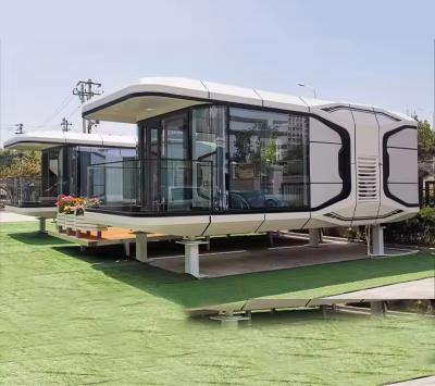 China A5 Space Capsule House Galvanized Steel Frame Wooden Floor Modern Capsule House for sale