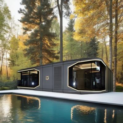 Cina Struttura in acciaio mobile Casa capsula prefabbricata con materiale ecologico in vendita