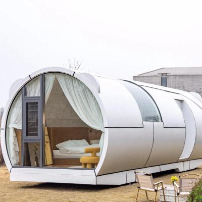 China Fashional A5 Portable Capsule House Modular Design Outdoor Tiny Hotels for sale