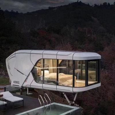 China Comfortable Living Space Capsule House Prefab Luxury Capsule House for sale