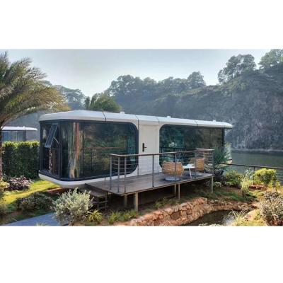 China Outdoor Modular Capsule House Space Saving And Environmental Friendly for sale