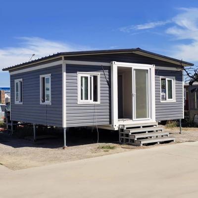 China Modern Design Expandable Prefab Container House 20Ft 40Ft Strong Steel Expanding Prefabricated Home Expandable House For Sale for sale