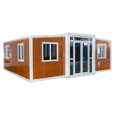 China Fabriek aangepast 20ft 40ft draagbare prefab huizen 40 ft uitbreidbare mobiele vouwcontainer prefab huis voor Australië Te koop