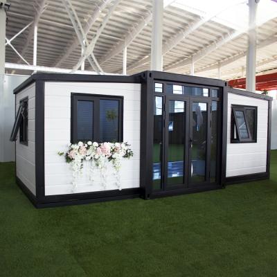 China Compact Structure Expandable Container House Steel Frame Prefab Container Homes for sale