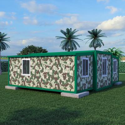 China Doppelvleugel mobiel huis container staal frame aanpasbaar voor hotel Te koop