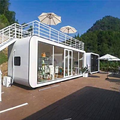 China Prefabricado Prefabricado Apple Cabin Container House Sala de reuniones insonorizada Apple Mini House Studio Booth Office Pods de trabajo en venta