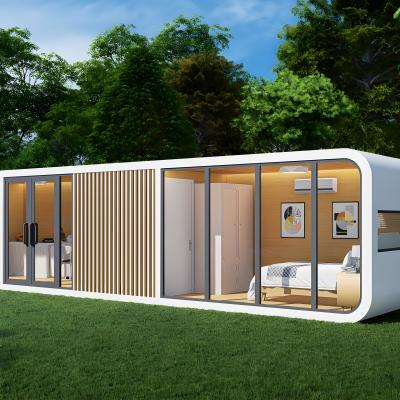 China China Fábrica Venda Quente Alta Qualidade Luxo Apple Cabin Design Moderno Pequena Apple House Café Loja Móvel Escritório Pronto para Envio à venda