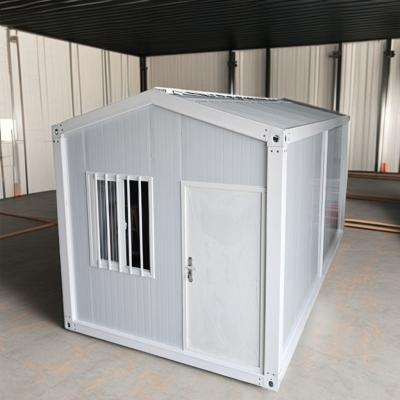 China Customized Mini Warehouse Flat Pack Container House Prefab Windproof Structure  for sale