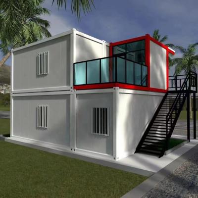 China Factory Luxury Modern Design Hotel Shipping Detachable Container House Small Residential Prefab Houses for sale