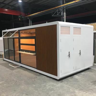 China Prefab Popular Camping Pods Module Sandwich Panel Cabins Manufacturer Apple House for sale