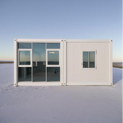 중국 20ft Prefab 생활 컨테이너 하우스 평면 팩 모바일 컨테이너 홈 화장실과 함께 작은 집 접이식 컨테이너 하우스 판매용