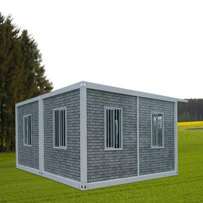 China Detachable Container House with EPS Sandwich Panel for Wall and Rock Wool Sandwich Panel for Roof and Steel Security Door for sale