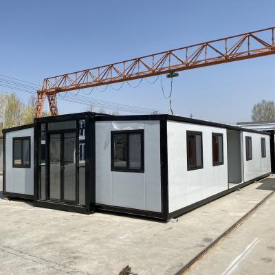 China Prefab Portable Buildings 20ft 40ft Erweiterbare Häuser Prefab Erweiterbare Container Häuser Zuhause Büro Kleines Haus zu verkaufen