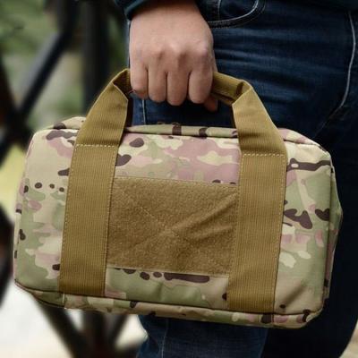 China Ours Outdoor Soft Tactical Single Military Gun Cover Bag Firearm Hand Pistol Case Pistol Gun Soft Carry Case for sale