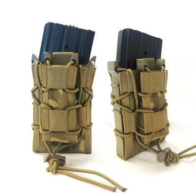 China Durable Waterproof Molle Weapon Modular Size Double Thigh Pouch Magazine Pouch for sale