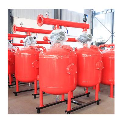 China Automatic backwashing Durable and corrosion-resistant Automatic water and fertilizer filter for greenhouse agricultural irrigation system, sand and gravel filter for sale