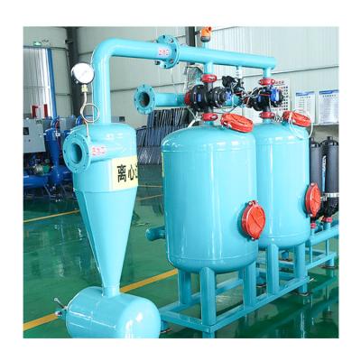 China Automatic backwashing Durable and corrosion-resistant Fully automatic backwashing sand and gravel filter, agricultural drip irrigation water and fertilizer sand filter for sale