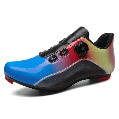 China Professional Shoe Cycling Nano Bike Lock Outdoor Shoes For Sports Racing High Quality Speed ​​Rainbow Cycling Shoes Road Cycling Shoes for sale