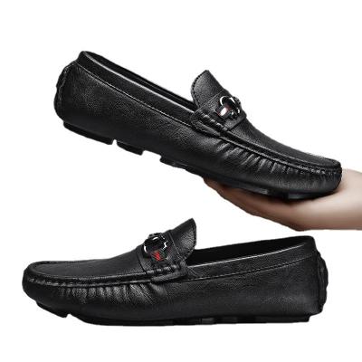 China 2021 fashion trend classic men dress leather shoes fashion comfortable casual loafer zapatillas hombre for sale