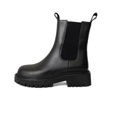 China 2021 Autumn Latest CHNL Lightweight Women Waterproof Brand Lady Soft Leather Boots for sale