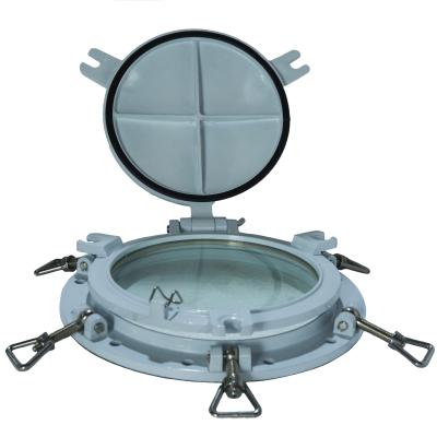 China Wheel House Customized Boat Round Scuttle Marine Porthole Window for sale