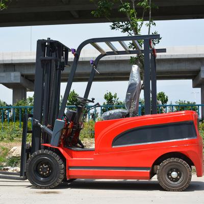 China Easy Operation New Energy Electric Forklift 1 Ton 3 Ton 2 Ton 1.5 Ton Battery 48v Battery Operated Forklift With Attachment for sale