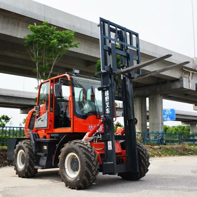 China Factory Price 4wd Diesel Engine 3 Ton Rough Terrain Forklift With Good Competitive Price Easy Operation for sale