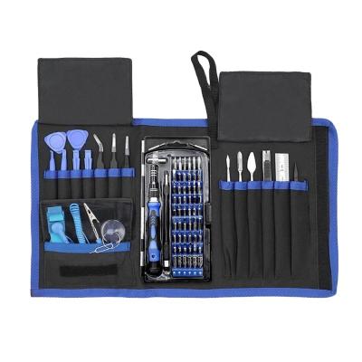 China Small but Effective 80 in 1 78pcs Mobile Phone Repair Tools Screwdriver Set Kit with Interchangeable Precision Magnetic Screwdriver for sale