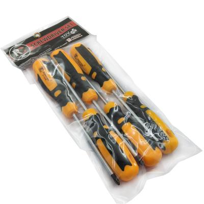 China Ratchet Handle PP Handle Screw Tool Kit 6 Pcs Screwdriver for sale