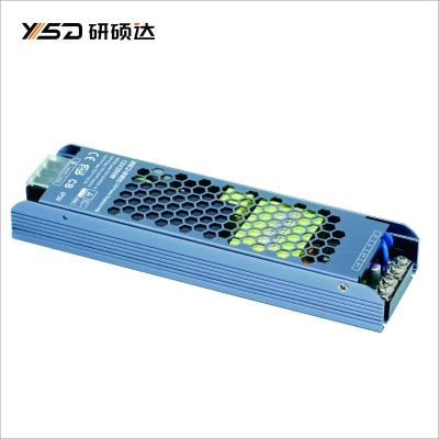 China 12v 150w 200w YSD newest EMC IP20 led driver no fan pf0.9 24v150w switch power led power supply 194*55*26mm for sale