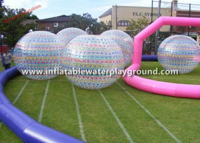 China Sports Game Inflatable Zorb Ball Walk In Plastic Bubble Ball , Human Sized for sale