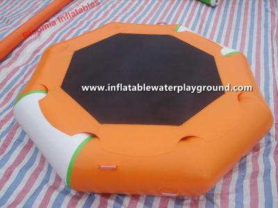 China Small Kids Water Sports Inflatable Water Bouncer Trampoline Lake Toys for sale