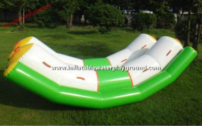 China Adult PVC Tarpaulin Inflatable Teeter Totter Outdoor Inflatable Double Rocker for sale