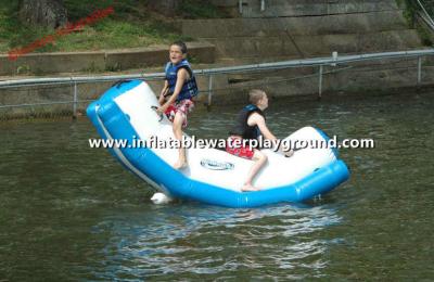 China Safety Funny Inflatable Water Totter Toy , Inflatable Water Rocker On Water for sale