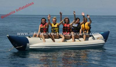 China Large Water Games Inflatable Towables , Single Lane Sea Towable Boat Tubes for sale