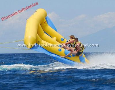 Chine Bateau de banane gonflable remorquable de poissons de mouche de grande d'amusement personne de l'eau 2 à vendre