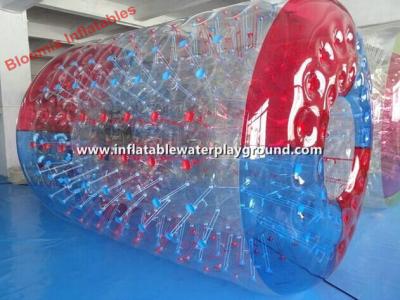 China Big Water Sports Inflatable Water Roller / Water Rolling Ball With Colorful Entrance for sale